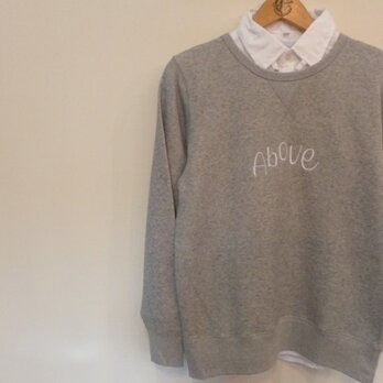 a look on booksスウェットトレーナー<above>
