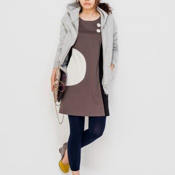 moca くるみボタン ワンピース CA0006