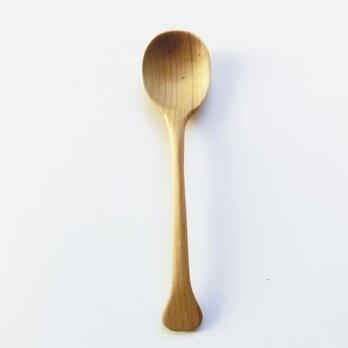 ほおのきで作ったスープスプーン