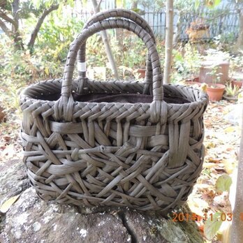 泥染め乱れ籠(注文製作)