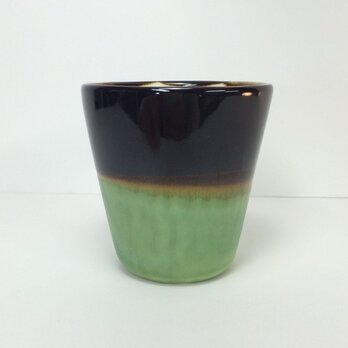 Meoto cup/S(Kuro-tenmoku/bronze)の画像