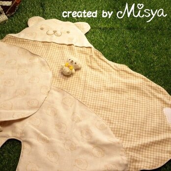 オーガニックくまちゃん足つきアフガン