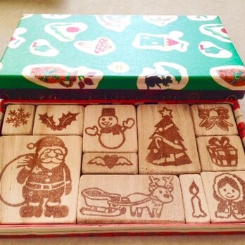 消しゴムはんこセット・クリスマス