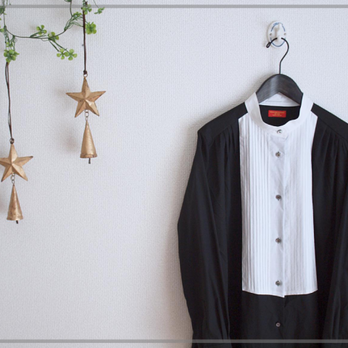 クラシカルピンタックワンピース