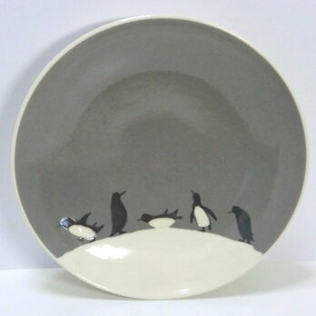 ペンギンのお皿の画像