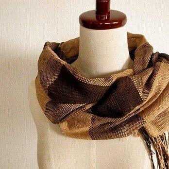 SALE!手織りシルクストール　留めピン付