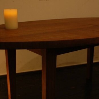 ブラックウォールナットローテーブル (オーダー)