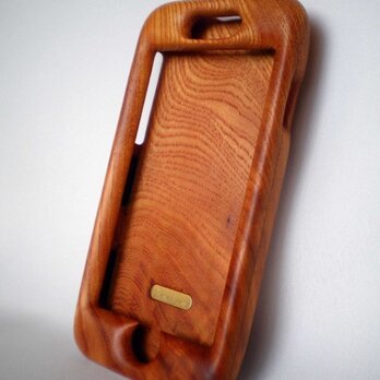 【受注制作】木製iPhone6用ケース（けやき・フルカバー）の画像