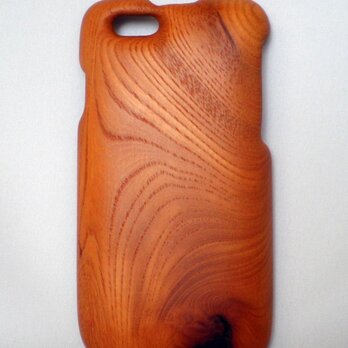 木製iPhone6用ケース（けやき・片面カバー）の画像