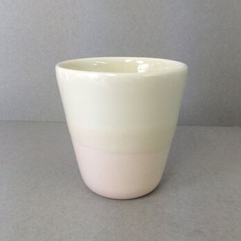 Meoto cup/small(White/lightpink)の画像