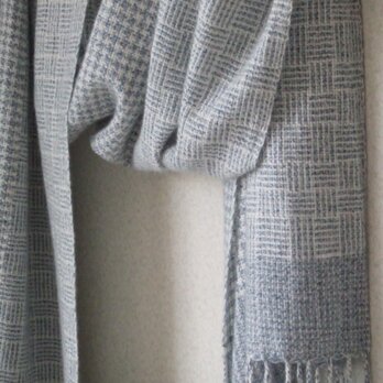 「Tさまご依頼品」手織りカシミアストール・・バーブシュカの画像