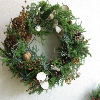 深い森のChristmas wreathの画像