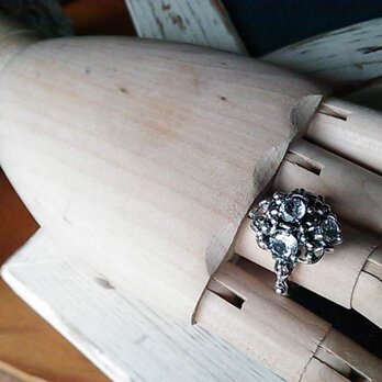 ホワイトトパーズのシルバーリング