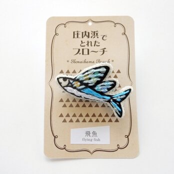 【再販2】飛魚のブローチの画像