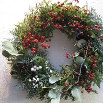 n様御予約Happy christmas-wreathの画像