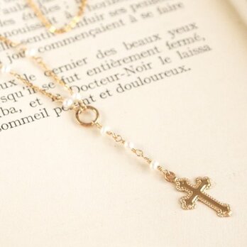 14KGF Rosary Necklaceの画像