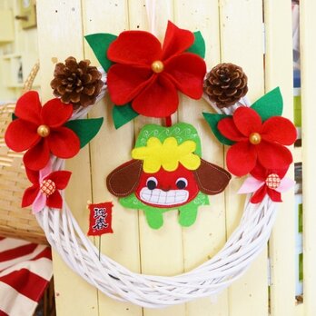 ★新作★お正月リース・獅子舞