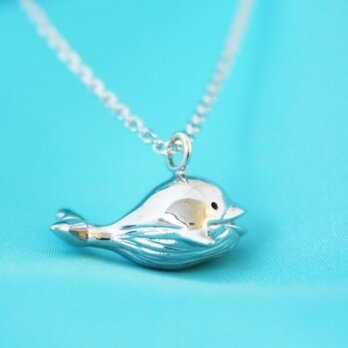 bambini くじらの赤ちゃんシルバーペンダント