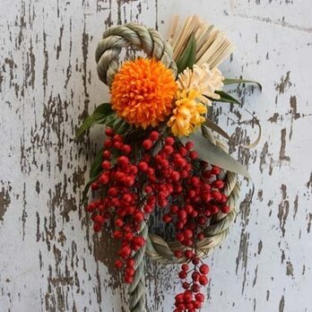 南天の注連飾り