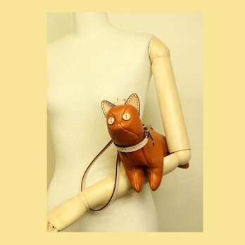 猫ショルダー バッグ Kitten Shoulder タン
