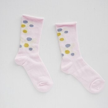 ふんわりくつした／ちょうちょ／ピンク