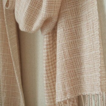 「Mさまご依頼品」手織りカシミアストール・・バーブシュカの画像