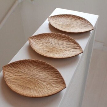 栗のレモン型皿