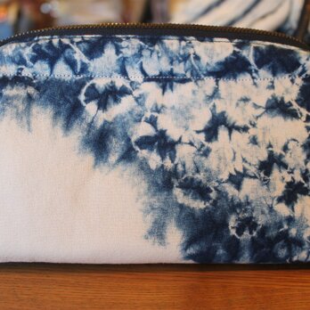 藍染ポーチ