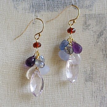 fusa : Grape & Marquise（earring）の画像