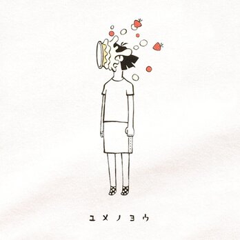 半袖Tシャツ『顔面ケーキ・女子』メンズ レディース