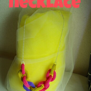 knit chain necklaceの画像