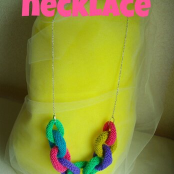 knit chain necklaceの画像