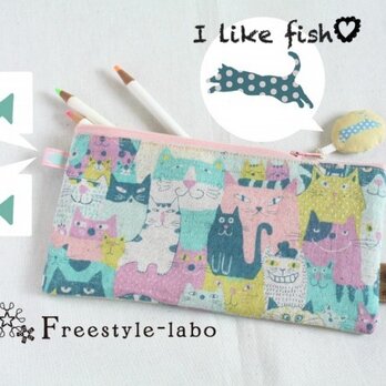 CAT PEN CASE POUCHの画像