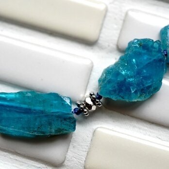 ブルーアパタイトのネックレス