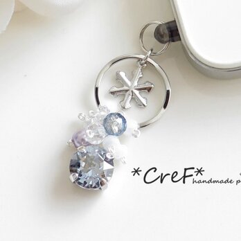 sold:snow crystal*earphone jackの画像