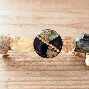 天然石のバレッタ