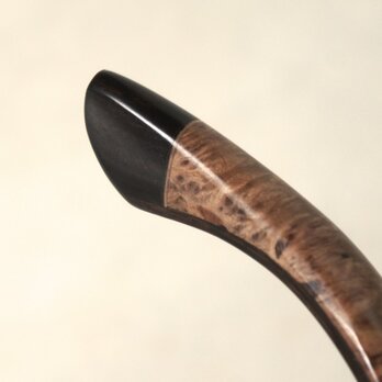 かんざし　楠バール（瘤杢）