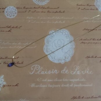 スワロフスキーの一粒ネックレス