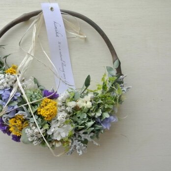 hanging basket wreath.esの画像