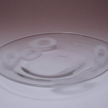 だ円皿　「ドーナツ雲」の画像