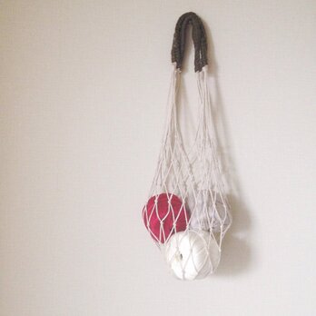 The Bag of NET/WOOL （khaki)
