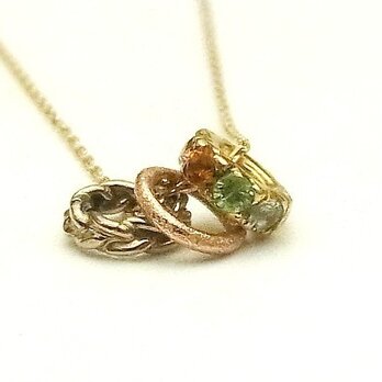 tri-ring necklaceの画像