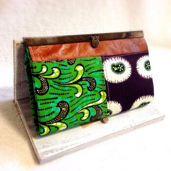 121アフリカパーニュ直線がま口