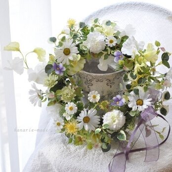 【sold】白い花のワルツ：wreath　　の画像