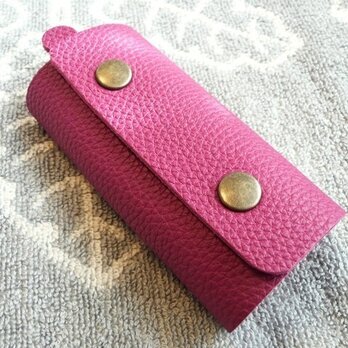 ちょっと突き出た革キーケース（トゴ・トスカ）new