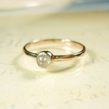ナチュラルダイアモンドの指輪Ⅰ(ホワイト)の画像