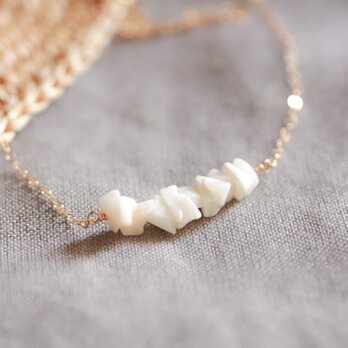 【SALE!割引中】coral pieces necklaceの画像