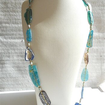 ancient roman glass necklace Dの画像