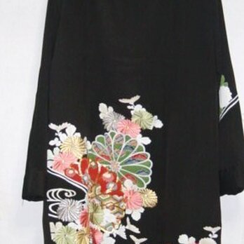 Sold Out菊の刺繍が素敵な留袖ワンピース★ストール付の画像