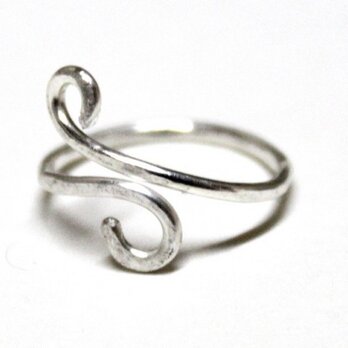 サイズ調整自由　純銀　アラベスクリング or トゥーリング